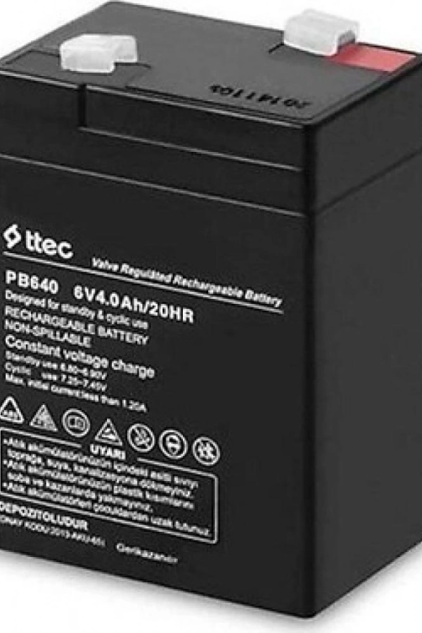 TTEC 6V 4 AH Kuru Bakımsız Akü