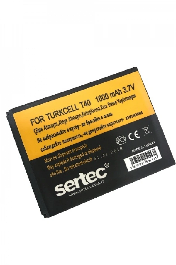 Turkcell T-40 Uyumlu Batarya