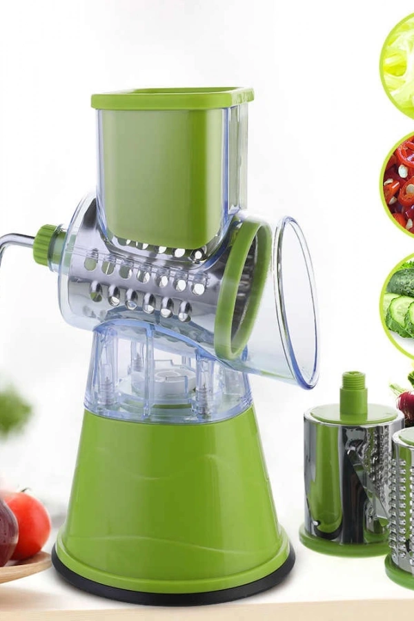 Tutma Kollu Çevirmeli Pratik Rulo Rende Drum Grater