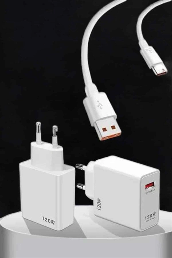 Type-C 120W Şarj Aleti Hızlı Şarj Turbo