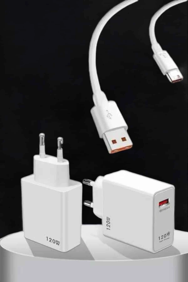 Type-C 120W Şarj Aleti Hızlı Şarj Turbo