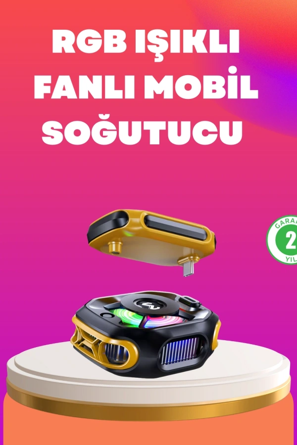 Type-C Girişli AI Modlu Yüksek Performanslı Telefon Soğutucu