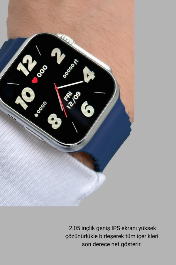 Ultra Akıllı Saat 420x480 IPS Ekran Kalp Atış