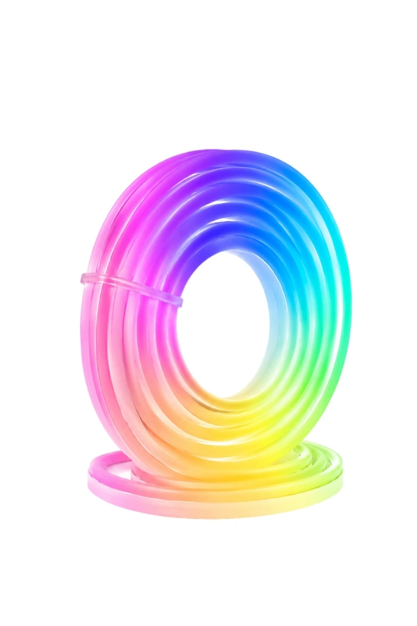 USB Girişli RGB Neon Şerit Led TV Oda Masa Dekor Işığı