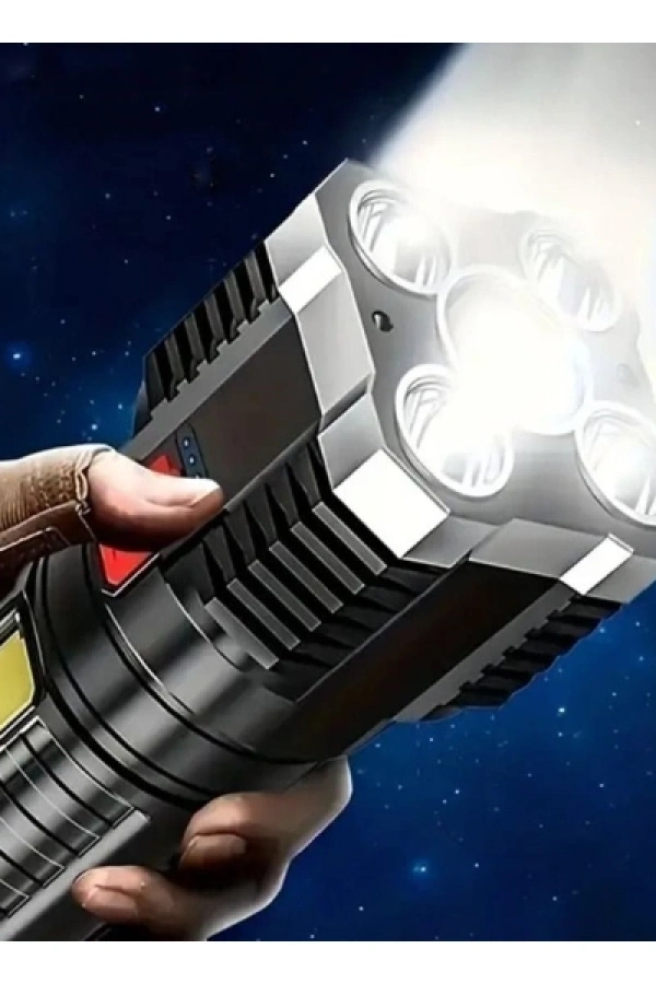 USB Şarjlı 4 Modlu El Feneri