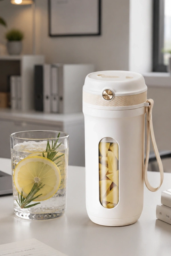 USB Şarjlı Mini Smoothie Blender Pratik Meyve Karıştırıcı 350 ML