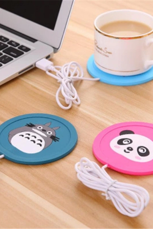 USB Silikon Bardak Altı Isıtıcı