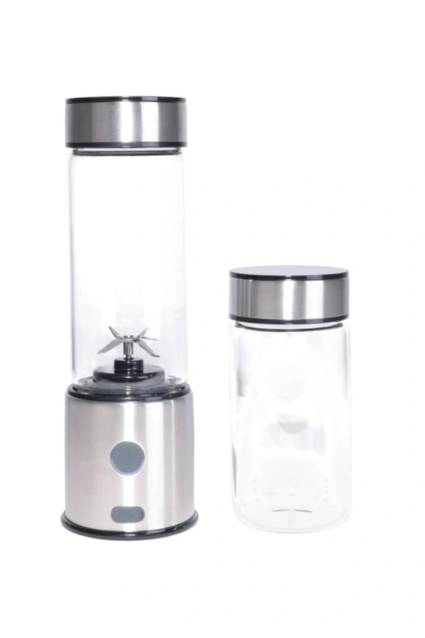 USB Type C Şarjlı Cam Blender 6 Bıçaklı Smoothie ve Shake Blender