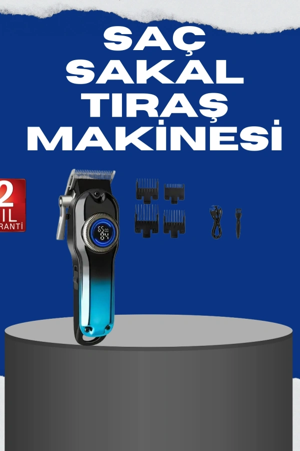USB Type-C Şarjlı Kablosuz/Kablolu Erkek Tıraş Makinesi