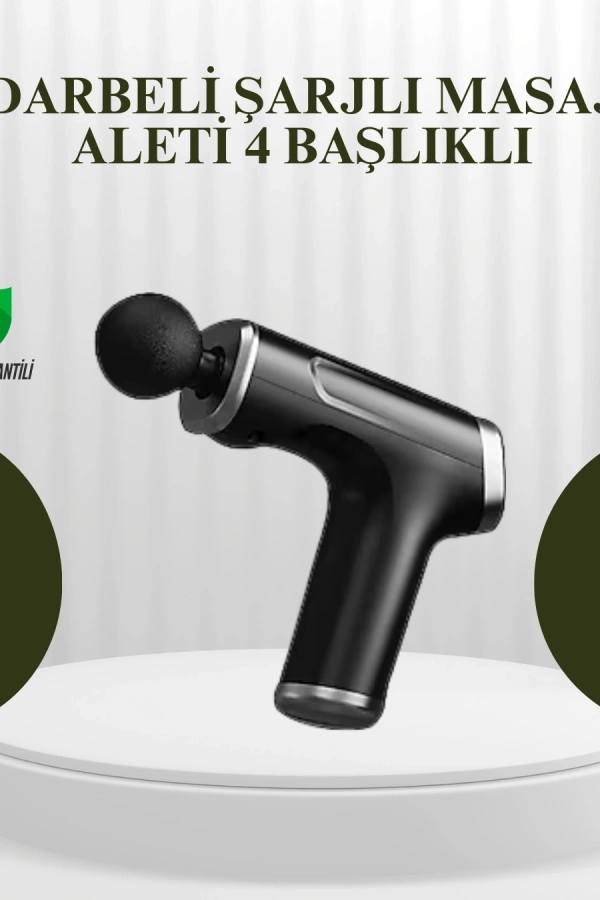 USB Type-C Şarjlı Taşınabilir Masaj Tabancası