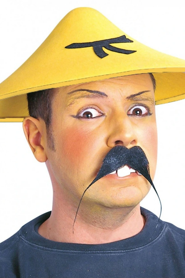 Uzak Doğu Asyalı Şapkası Sarı Renk