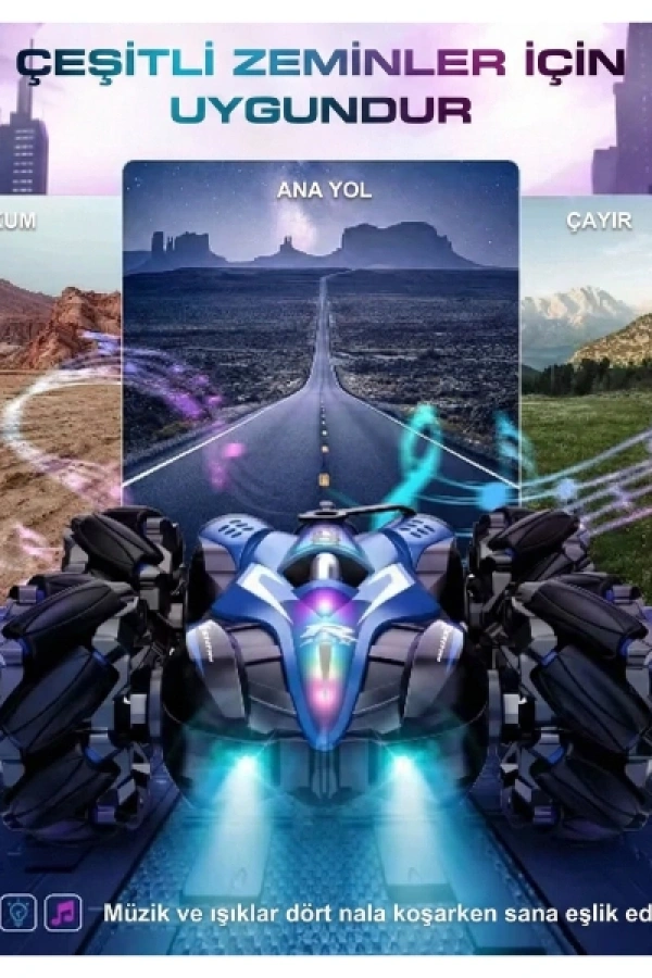 Uzaktan Kumandalı Akrobat Araba