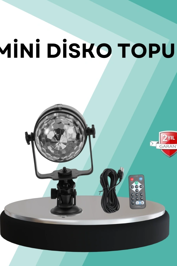 Uzaktan Kumandalı RGB Disko Projektör Işığı