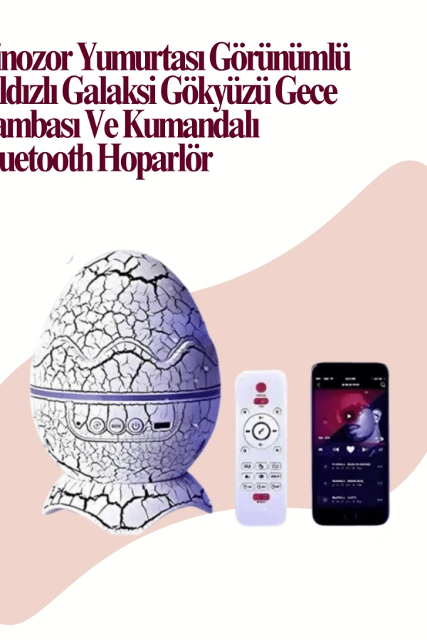 Uzaktan Kumandalı, USB Girişli, Döner Projektör Lamba