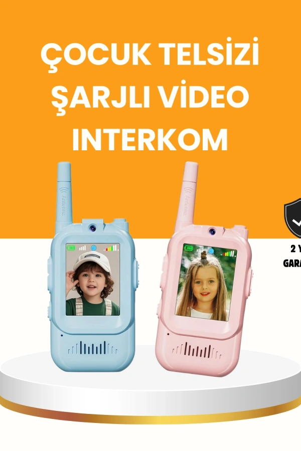 Uzun Menzilli Video Walkie Talkie Eğitici ve Eğlenceli Oyuncak