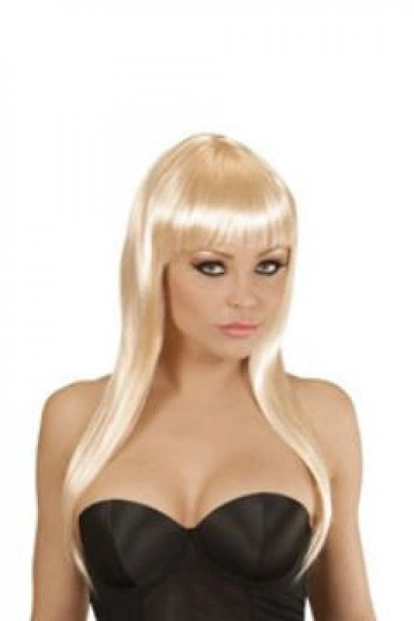 Uzun Peruk Saç - Altın Sarı