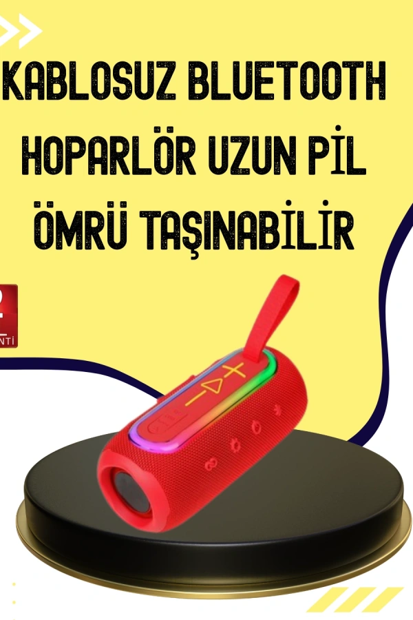 Uzun Pil Ömürlü Bluetooth 5.1 Hoparlör