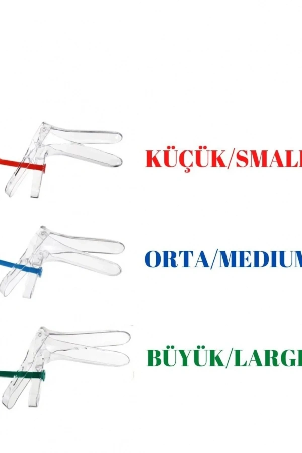 Vaginal Speculum S/M/L - Vajinal Spekülüm 3lü Paket