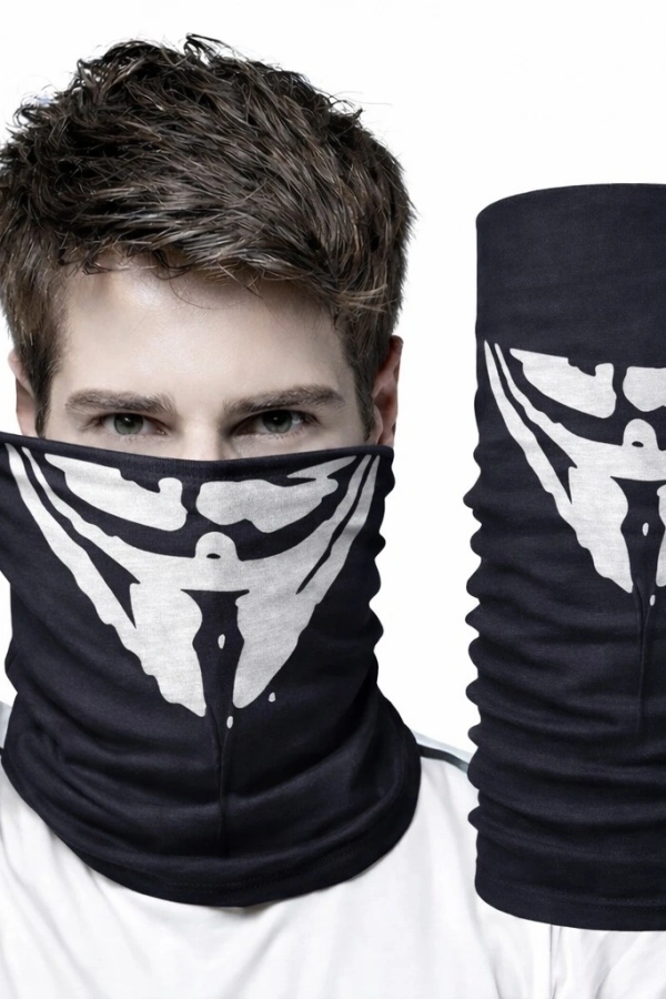 Vendetta Maskesi Desenli Çok Amaçlı Buff – Yüz, Boyun Maskesi ve Bandana No 4