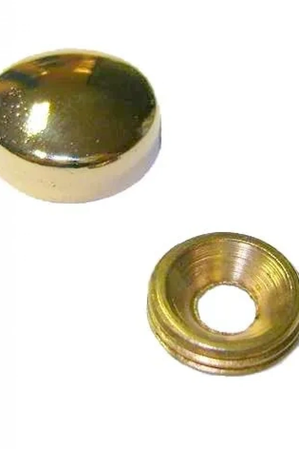 Vida Kapama Kapağı 15 mm, Sarı - 10 Adet