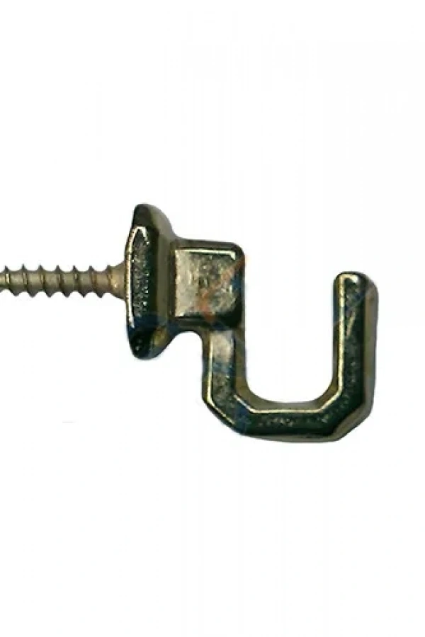 Vidalı Kanca, Askı Küçük - 15x18mm, Sarı - 100 Adet