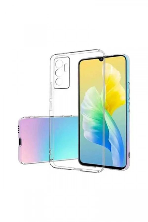 Vivo V23 5G Kılıf Lüx Şeffaf Silikon