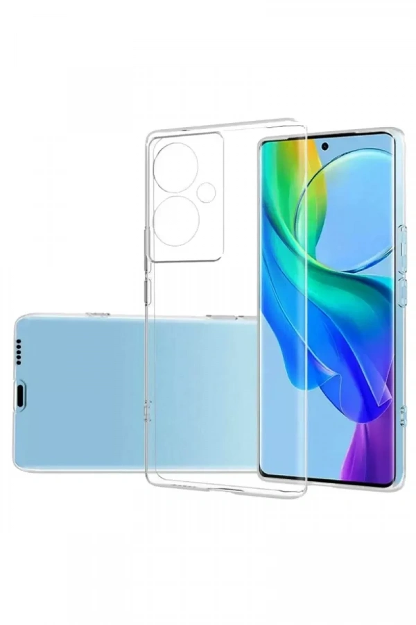 Vivo V29 Lite Kılıf Lüx Şeffaf Silikon