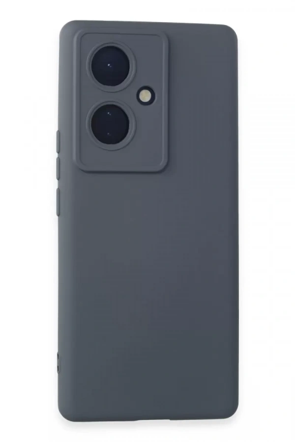 Vivo V29 Lite Kılıf Nano içi Kadife Silikon - Gri