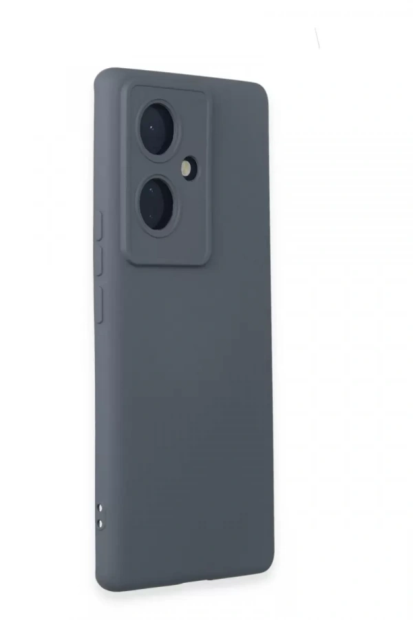 Vivo V29 Lite Kılıf Nano içi Kadife Silikon - Gri