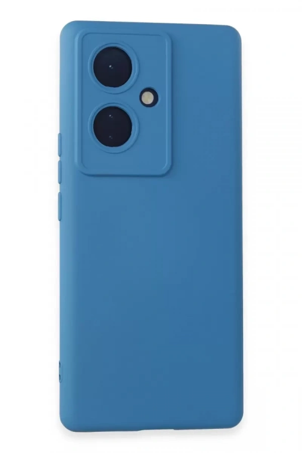 Vivo V29 Lite Kılıf Nano içi Kadife Silikon - Mavi