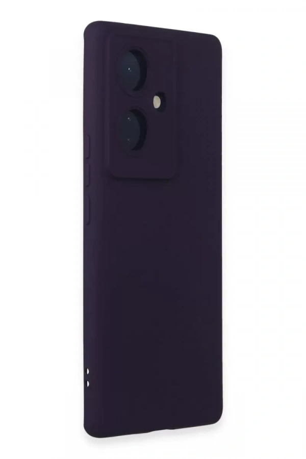 Vivo V29 Lite Kılıf Nano içi Kadife Silikon - Mor