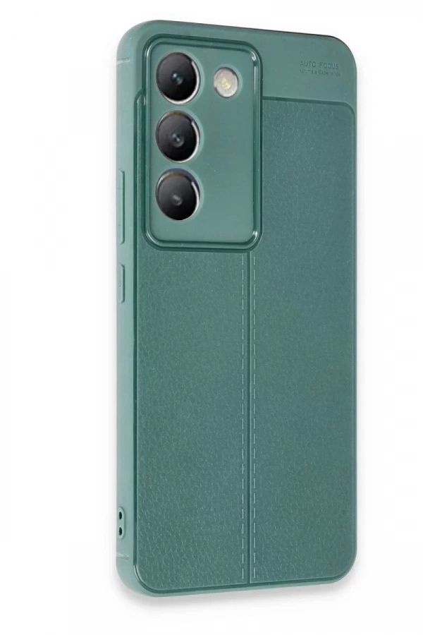 Vivo V30 Lite 4G Kılıf Auto Focus Kapak - Koyu Yeşil