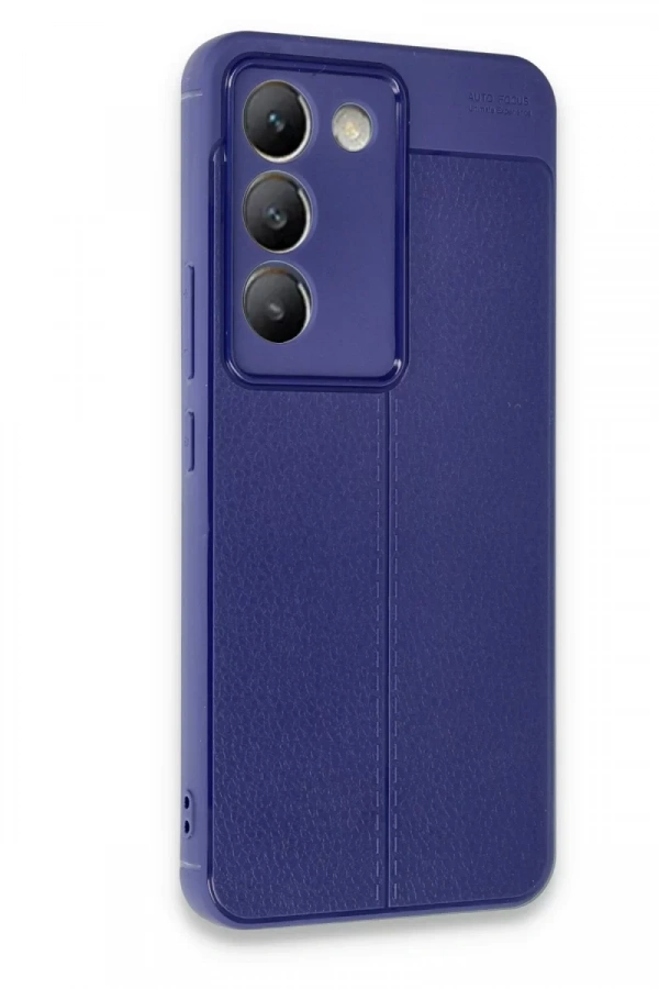 Vivo V30 Lite 4G Kılıf Auto Focus Kapak - Lacivert