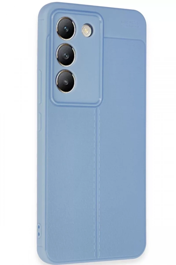 Vivo V30 Lite 4G Kılıf Auto Focus Kapak - Mavi