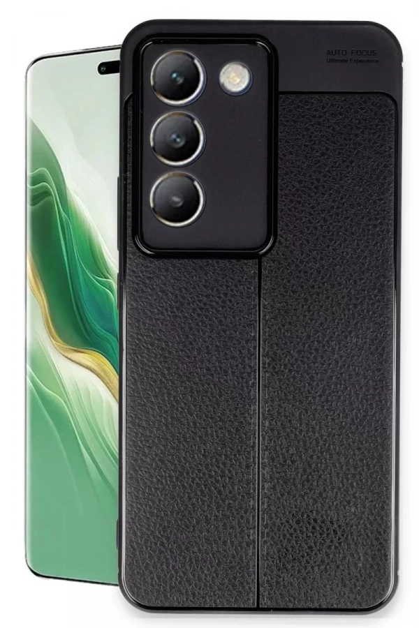 Vivo V30 Lite 4G Kılıf Auto Focus Kapak - Siyah