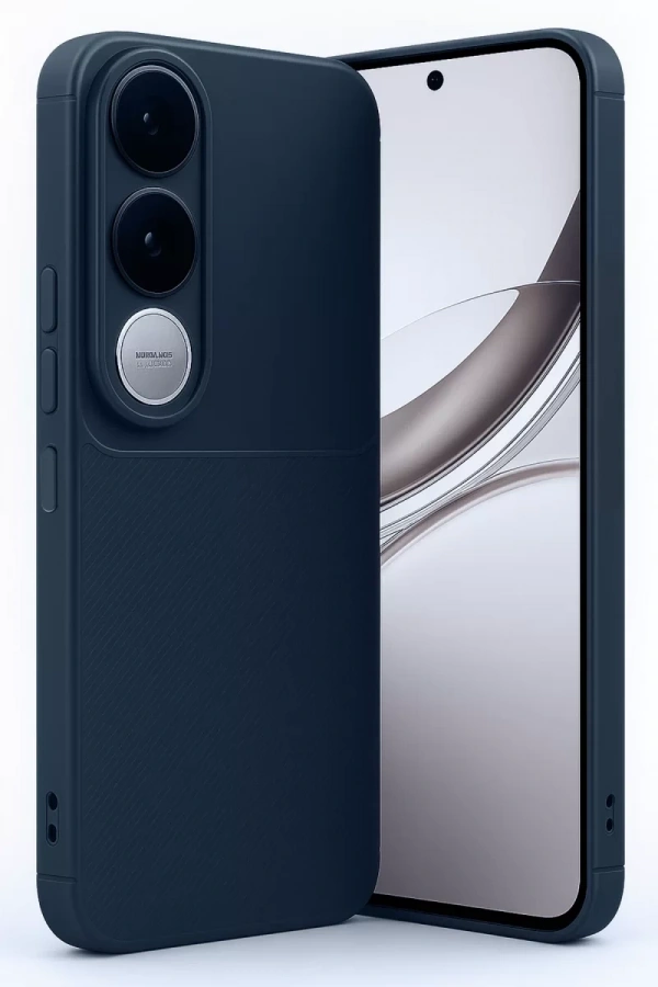 Vivo V50 Lite 4G Auto Focus Karbon Kapak - Lacivert