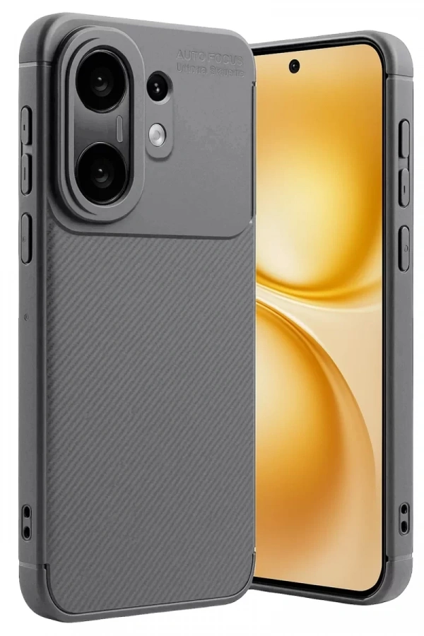 Vivo X200 FE Auto Focus Karbon Kapak -Gri