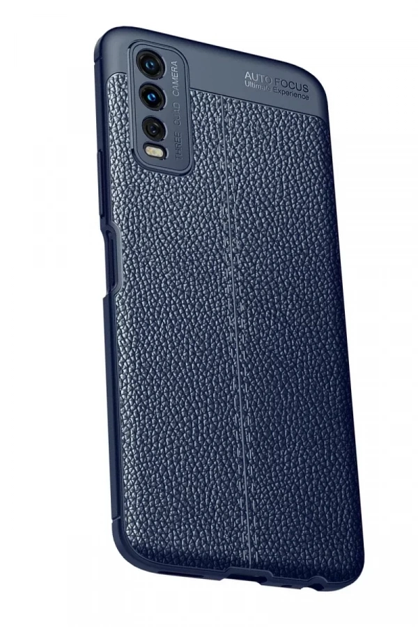 Vivo Y11S Kılıf Auto Focus Kapak - Lacivert