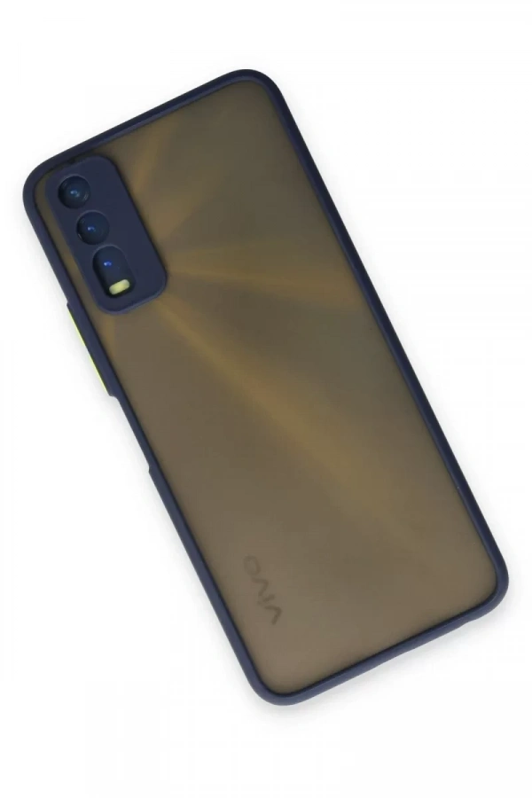 Vivo Y11S Kılıf Montreal Silikon Kapak - Lacivert