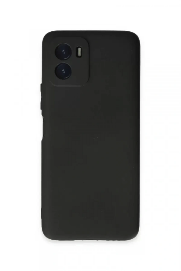 Vivo Y15S Kılıf First Silikon - Siyah