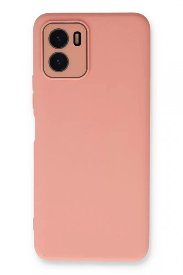 Vivo Y15S Kılıf Lansman Glass Kapak - Pembe