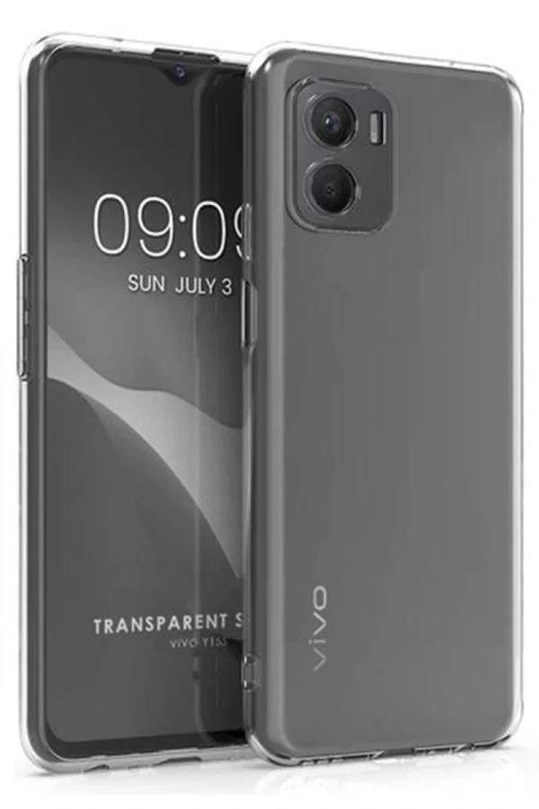 Vivo Y15S Kılıf Lüx Şeffaf Silikon