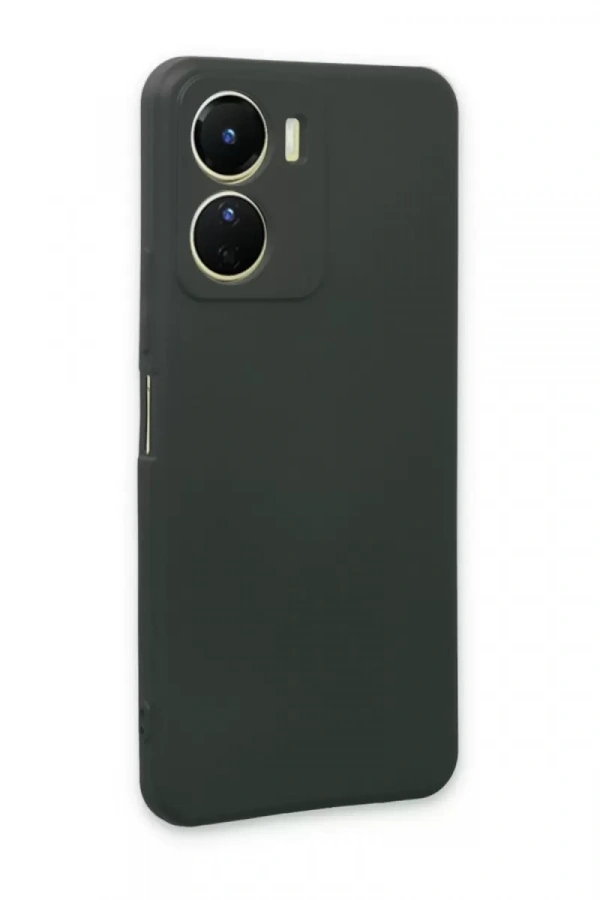 Vivo Y16 Kılıf First Silikon - Koyu Yeşil