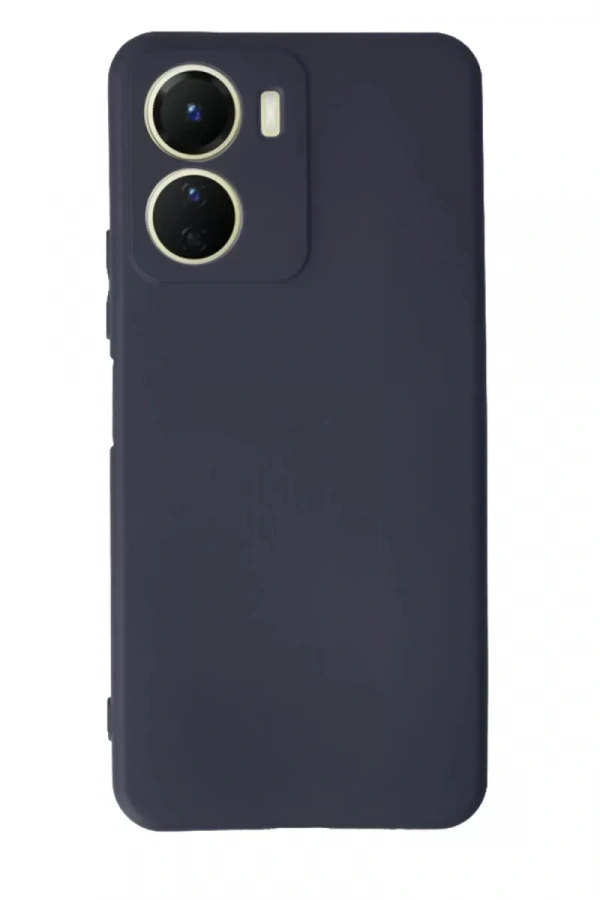 Vivo Y16 Kılıf First Silikon - Lacivert