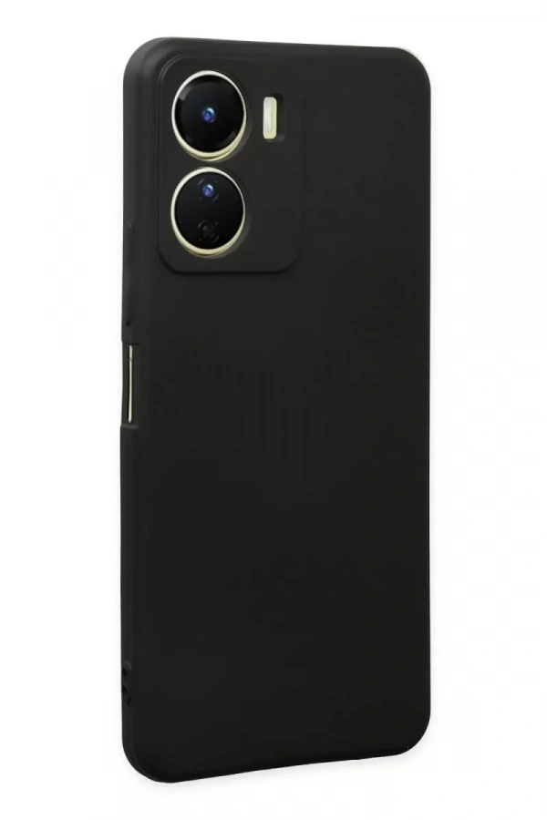 Vivo Y16 Kılıf First Silikon - Siyah