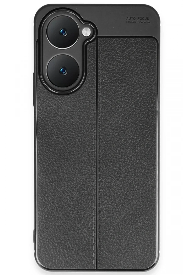 Vivo Y18 Kılıf Auto Focus Kapak - Siyah