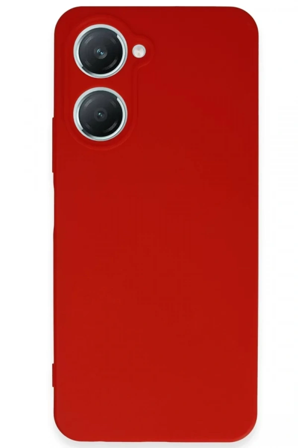 Vivo Y18 Kılıf First Silikon - Kırmızı