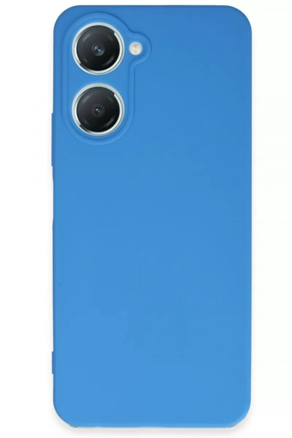 Vivo Y18 Kılıf First Silikon - Mavi