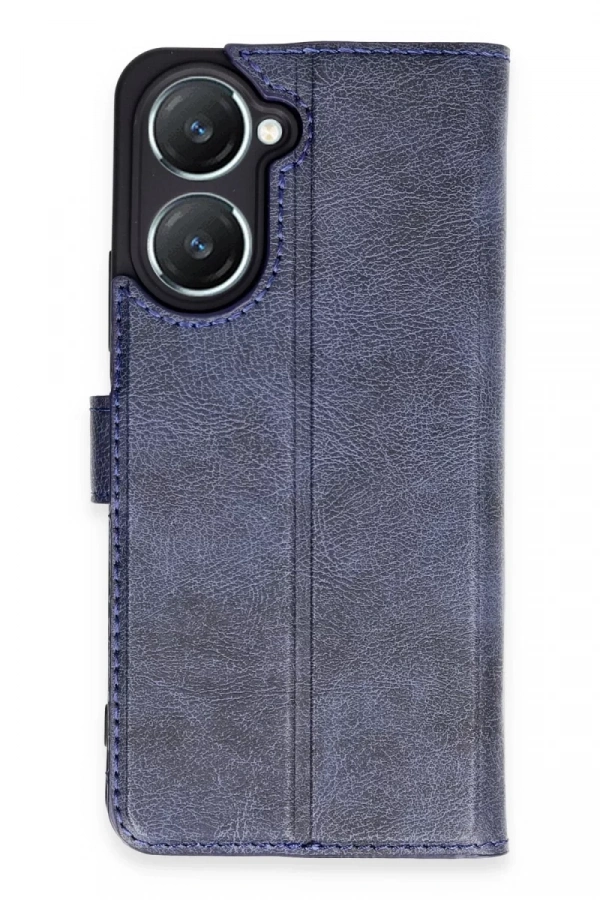 Vivo Y18 Kılıf Trend S Plus Kapaklı Kılıf - Lacivert