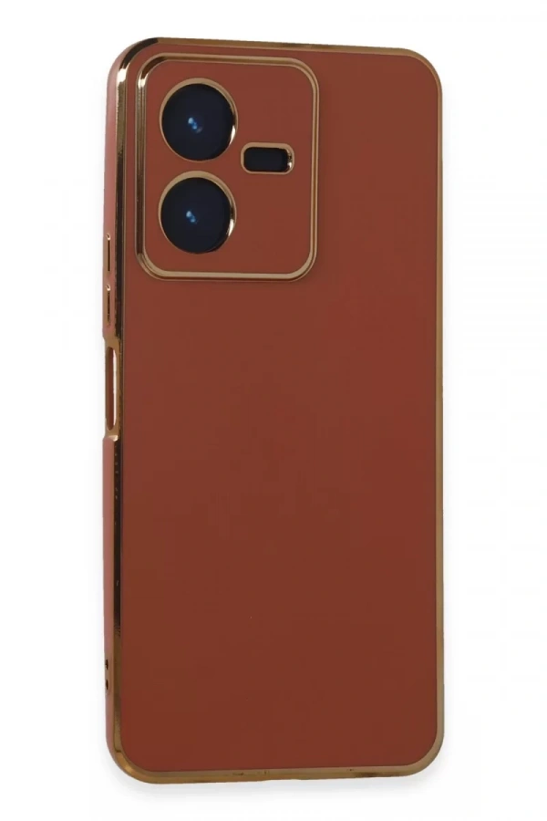Vivo Y22 2022 Kılıf Volet Silikon - Kırmızı